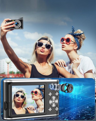 ЦИФРОВАЯ КАМЕРА HD 48MP 16X ZOOM КАРТА 32 ГБ С ФУНКЦИЕЙ ЗАПИСИ