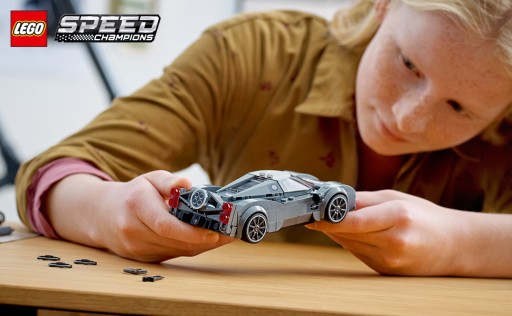 АВТОМОБИЛЬ LEGO PAGANI UTOPIA SPEED CHAMPIONS RACER РЕАЛИСТИЧНЫЙ ПОДАРОК