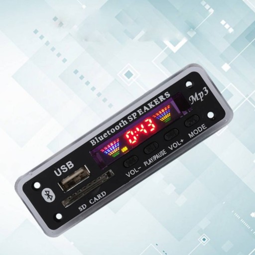 МОДУЛЬ USB-ПЛЕЕРА BLUETOOTH MP3 РАДИО, ЧЕРНЫЙ