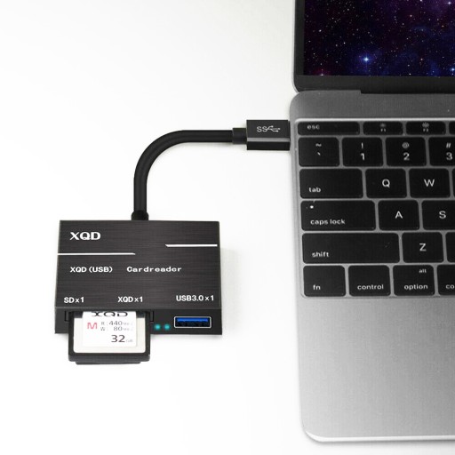 СЧИТЫВАНИЕ КАРТ ПАМЯТИ XQD SD SDHC SDXC ПК USB C 3.0