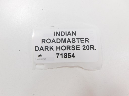 INDIAN ROADMASTER DARK HORSE 20r. ZAWIAS