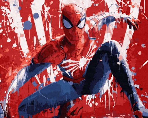 Malowanie po numerach 40x50 na ramie ARTIMENTO Spider-man