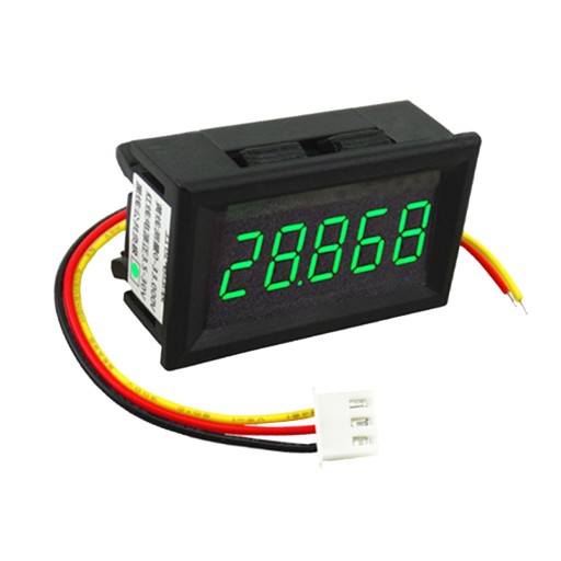 Mini 5 cyfrowy woltomierz panelowy LED, zakres