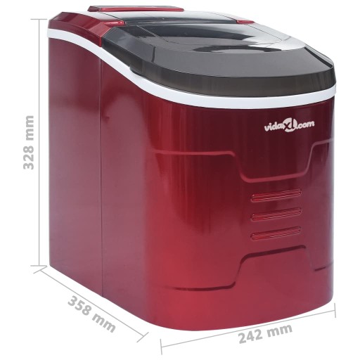 Ледогенератор VidaXL 51100 красный 112 Вт