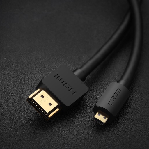 ВИДЕОКАБЕЛЬ UGREEN MICRO HDMI-HDMI 2.0 FULLHD 4K 60HZ ВИДЕОКАБЕЛЬ 2М