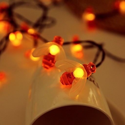 Садовые гирлянды на солнечных батареях BEES 20x LED