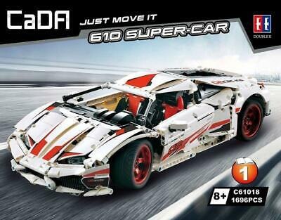 Блоки спортивных автомобилей 610 SUPER-CAR EE, набор из 1696 элементов.
