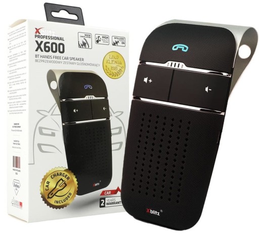 Автомобильный комплект громкой связи Xblitz X600 Pro с Bluetooth