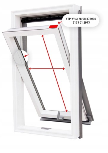 КРОВЕЛЬНАЯ СКЛИНКА ДЛЯ ОКОН FAKRO 94x140 ALU