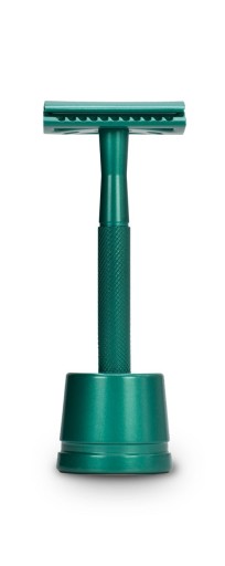 Металлическая бритва Bambaw Sea Green + st
