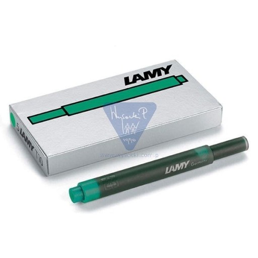 ПЕРЬЕВАЯ РУЧКА LAMY PEN С ЗАПРАВКОЙ ЗЕЛЕНЫХ ЧЕРНИЛ