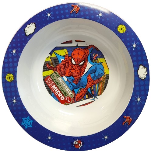 STOR Детская миска 16 см для микроволновой печи SPIDERMAN 74746