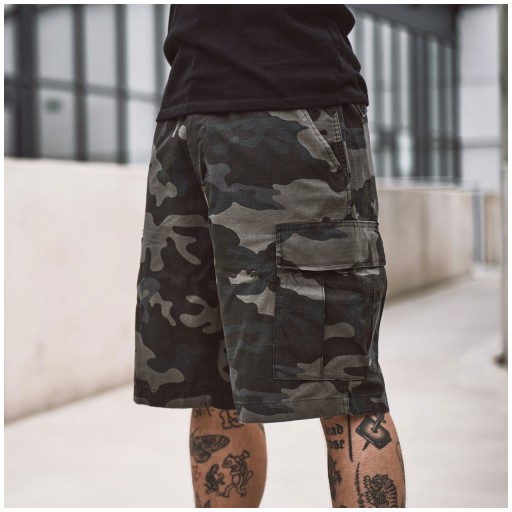 KRÓTKIE SPODENKI MĘSKIE BOJÓWKI WOJSKOWE BRANDIT BDU MORO DARK CAMO XXL