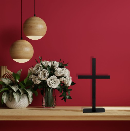 Metal Cross Standing Devetional Article zs2 20 см.