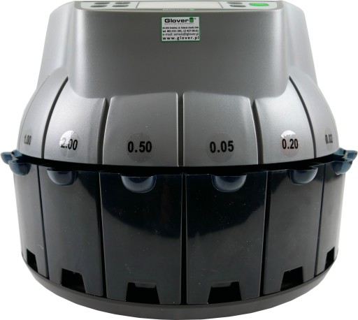СОРТИРОВОЧНАЯ СЧЕТНАЯ МАШИНА ДЛЯ МОНЕТ, МОНЕТ GLOVER CS-500 PL