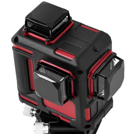 Poziomica laserowa 360 laser krzyżowy 25m tripod