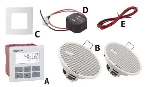 Kbsound Скрытое радио для кухни и ванной dab+ 2