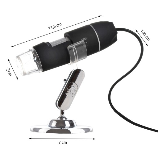 Набор цифровых микроскопов USB LED Zoom 1600