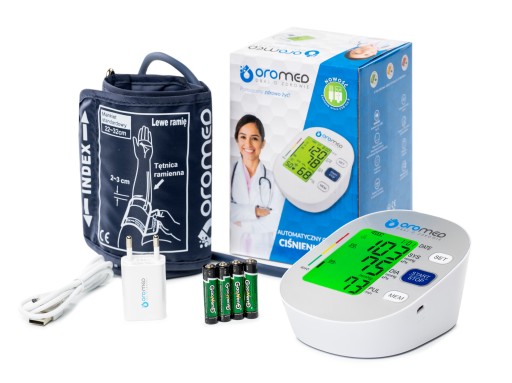 ЭЛЕКТРИЧЕСКИЙ МОНИТОР АРТЕРИАЛЬНОГО ДАВЛЕНИЯ OROMED BP2 + ПИТАНИЕ МАНЖЕТЫ БАТАРЕИ