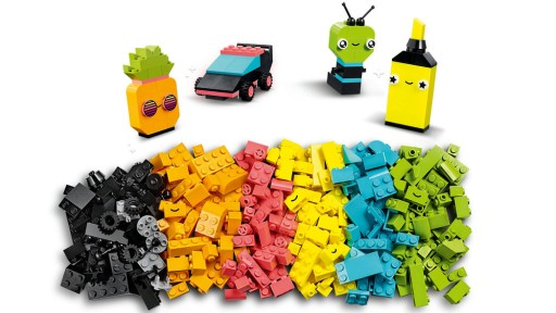 LEGO 11027 CLASSIC KREATYWNA ZABAWA NEONOWE KLOCKI
