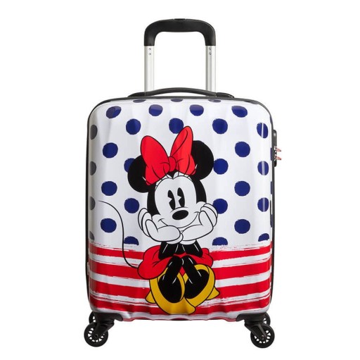 Чемодан для ручной клади American Tourister Disney Legends — Минни в синий горошек