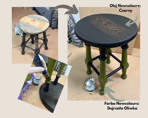 Newcolours Furniture Paint - зрелая оливковая 200 мл