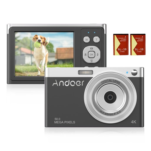 Компактная цифровая видеокамера Andoer 4K