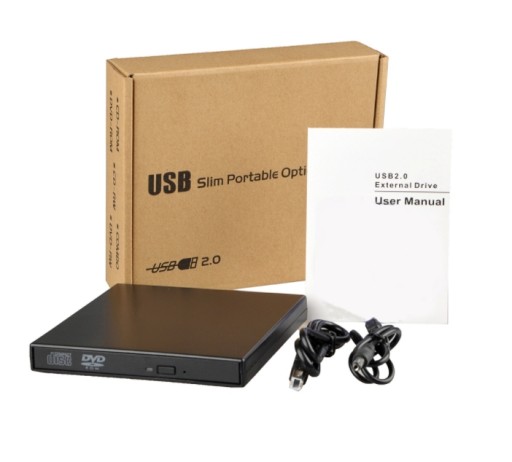NAPĘD CD-R/DVD-ROM/RW NAGRYWARKA ZEWNĘTRZNY USB