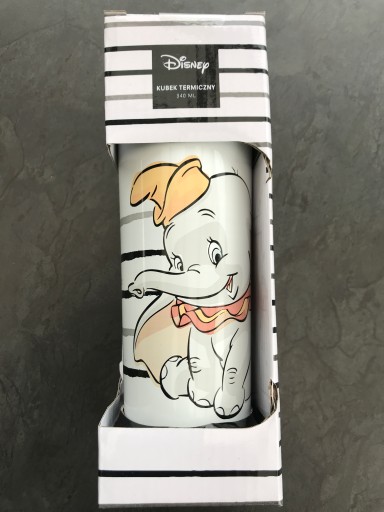 ТЕРМАЛЬНАЯ КРУЖКА ELEPHANT DUMBO ТЕРМАЛЬНАЯ БУТЫЛКА 400мл DISNEY ELEPHANT FOR SCHOOL 0,4л