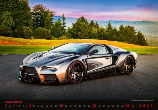 Большой календарь CARS 2024, идеален в ПОДАРОК.