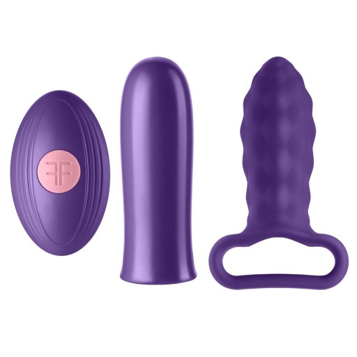 Wibrator bullet z nakładką Versa Bullet + P Sleeve z bezprzewodowym pilotem