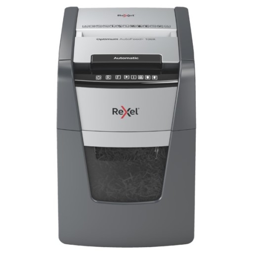 Niszczarka Rexel Optimum AutoFeed+ 100X, ścinki 4x