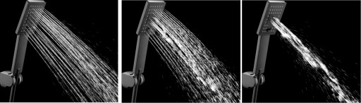 Комплект скрытого монтажа HANSGROHE с черным смесителем + iBOX + тропический душ 30x30 slim
