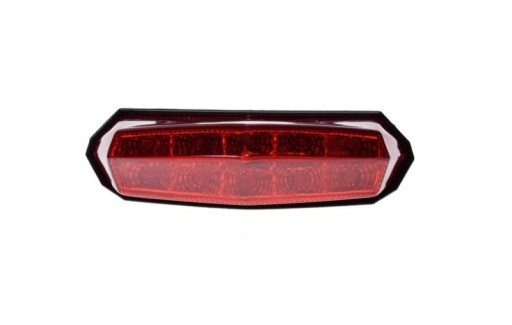 LAMPA TYŁ LED 3-KABLE DERBI SENDA CZERWONY KLOSZ