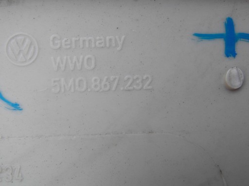 КРЫШКА СТОЙКИ 5M0867234 VW GOLF V PLUS ПЕРЕДНЯЯ ПРАВАЯ