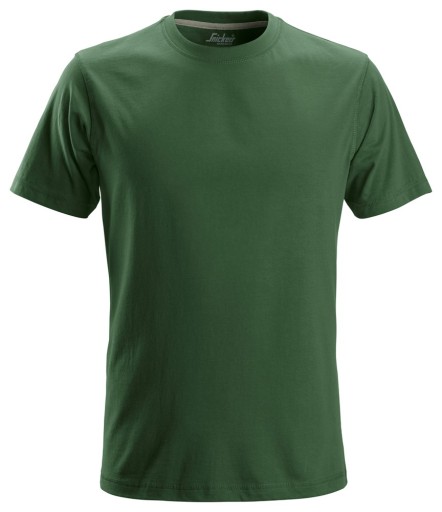ФУТБОЛКА SNICKERS 2502 FOREST GREEN' ИЗ ХЛОПКА