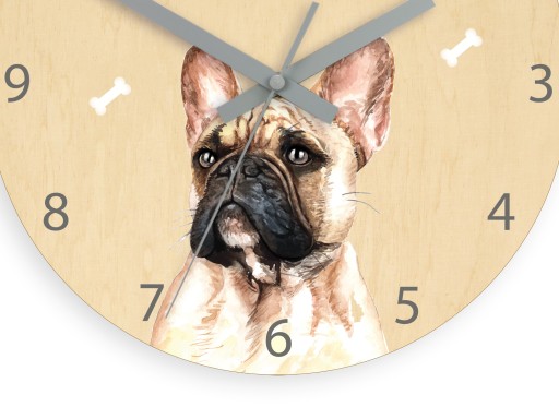 Настенные часы BULLDOG 30CM SILENT для комнаты