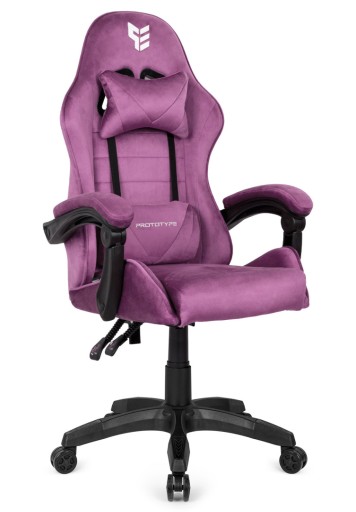 Fotel obrotowy biurowy gamingowy krzesło do biurka Alcantara odchylany XL