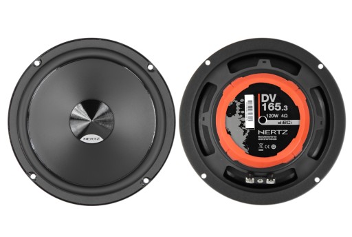 GŁOŚNIKI SAMOCHODOWE HERTZ DSK165.3 165MM DO FIAT GRANDE PUNTO + ADAPTERY