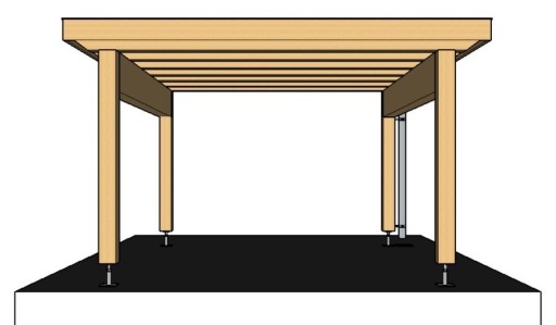 РЕГУЛИРУЕМЫЙ АНКЕР ДЛЯ ОСНОВАНИЯ СТОЙКИ 80x80x250x4,0MM OC + ПРИВАРНАЯ ГАЙКА