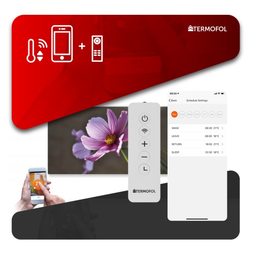 Инфракрасный ОБОГРЕВАТЕЛЬ image 700Вт 120х60см WiFi