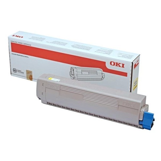 Тонер OKI MC853 MC873 45862837 желтый оригинал