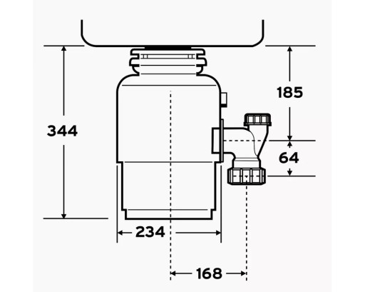 ИЗМЕЛЬЧИТЕЛЬ ОРГАНИЧЕСКИХ ОТХОДОВ INSINKERATOR EVOLUTION 250