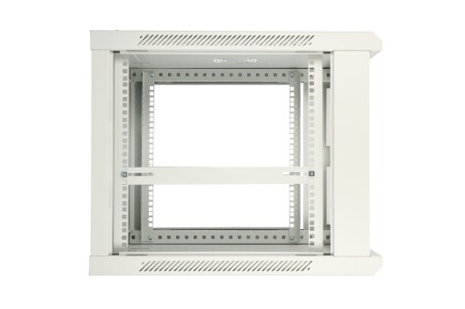 Стоечный шкаф 12U 600x450 ASP 19 дюймов Серая настенная сплошная дверь