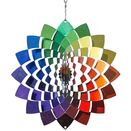 goc/нержавеющая сталь 3D Wind Spinner