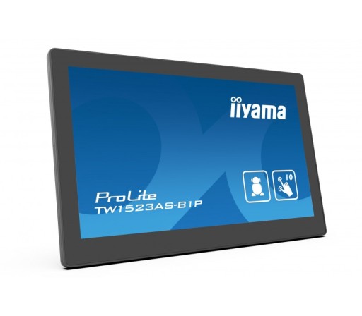 iiyama 15-дюймовый сенсорный монитор Android PoE, микрофон