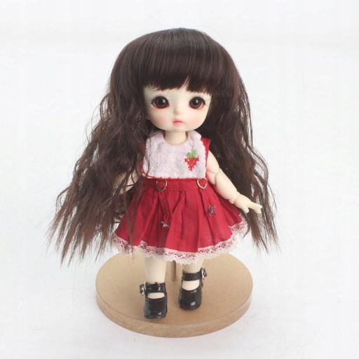 Очаровательные парики для кукол BJD Mini 1/8 из синтетического мохера BJD