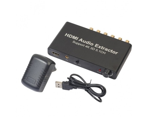 Аудиоэкстрактор 5.1 из HDMI в объемный звук + наушники