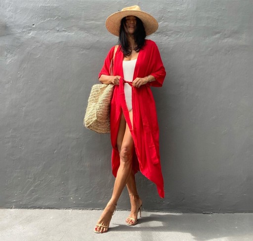 ПАРЕО для пляжа, платье ПОЛЕТ, длинная накидка, женская туника SUMMER BOHO