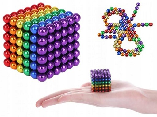 МАГНИТНЫЕ ШАРИКИ NEOCUBE BLOCK 1000шт 3мм ЦВЕТ